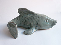 keramische vis Lynda Persoon